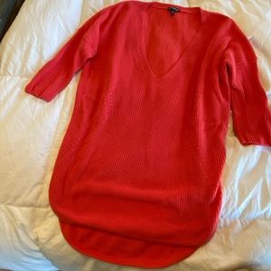 Coral sweater -second picture shows accurate color